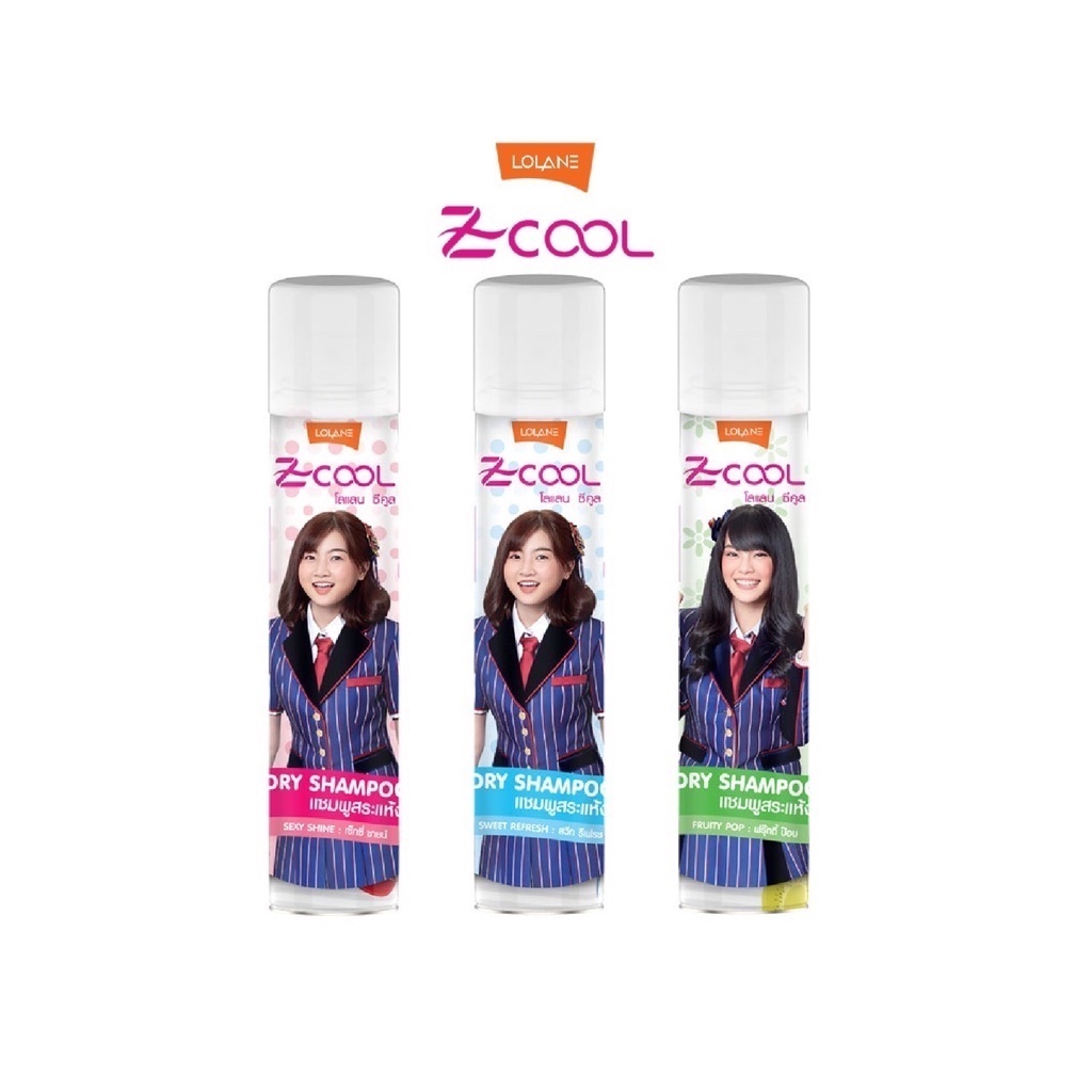 BNK48 x Lolane Z Cool Dry Shampoo Fruity Pop : โลแลน ซีคูล แชมพู สระแห้ง กลิ่น ฟรุ๊ตตี้ ป๊อบ x 1 ชิ้