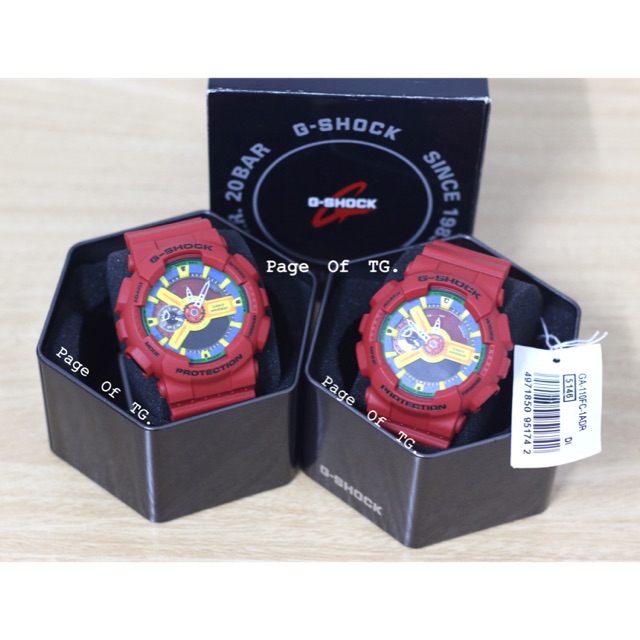 G-Shock แดง-เหลือง GA110FC-1ADR
