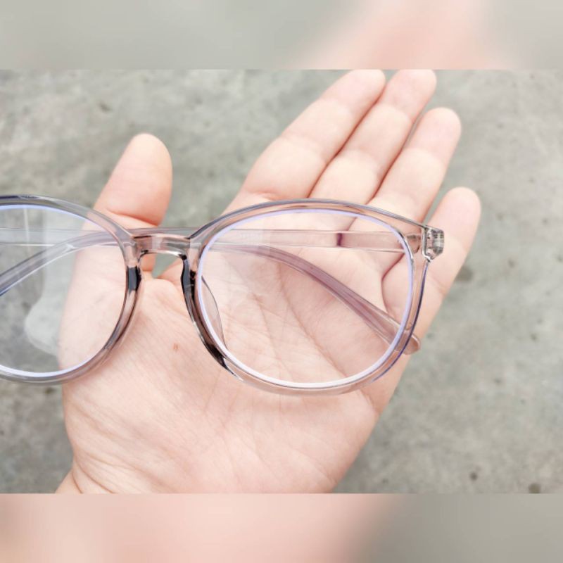 แว่นสายตาสั้นสีชมพูใส และสั้นพิเศษ (-450/-500/-550/-600) //BM Gq2o