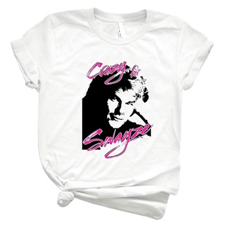 เสื้อยืด พิมพ์ลายกราฟฟิค Crazy for Swayze 22 สไตล์วินเทจ เรโทร สําหรับผู้ชาย และผู้หญิงS-5XL