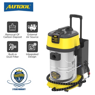 Autool HTS518 เครื่องทําความสะอาดวาล์วท่อไอดี คาร์บอน สําหรับรถยนต์