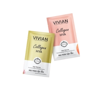 ( 1ซอง) Vivian ทรีทเม้นท์ หมักผม ครีมนวด ผมสวย วิเวียน ของแท้ 100% Vivian Collagen บำรุงเส้นผม ให้สวย นุ่ม สลวย
