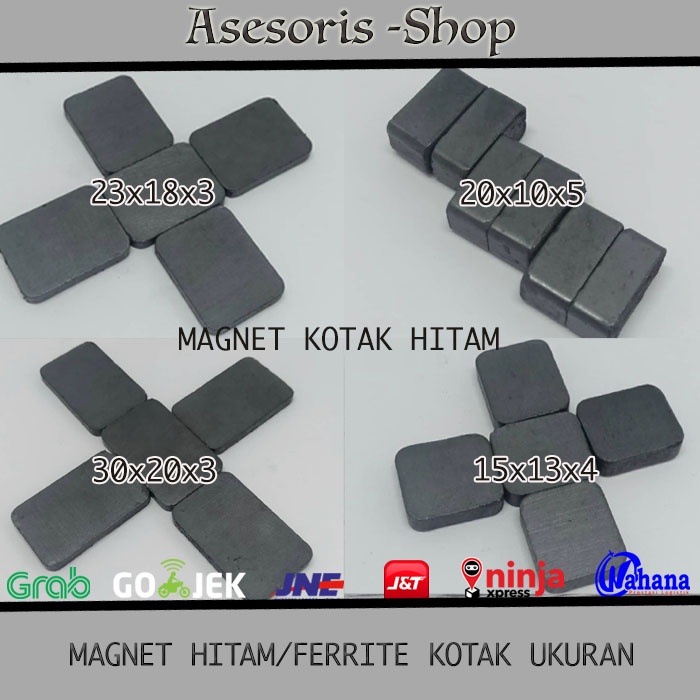 Black Magnet BOX / Magnet BOX / Magnet Ferrite 2MUKA BOX / กล่องแม่เหล็กหลากหลายยาว