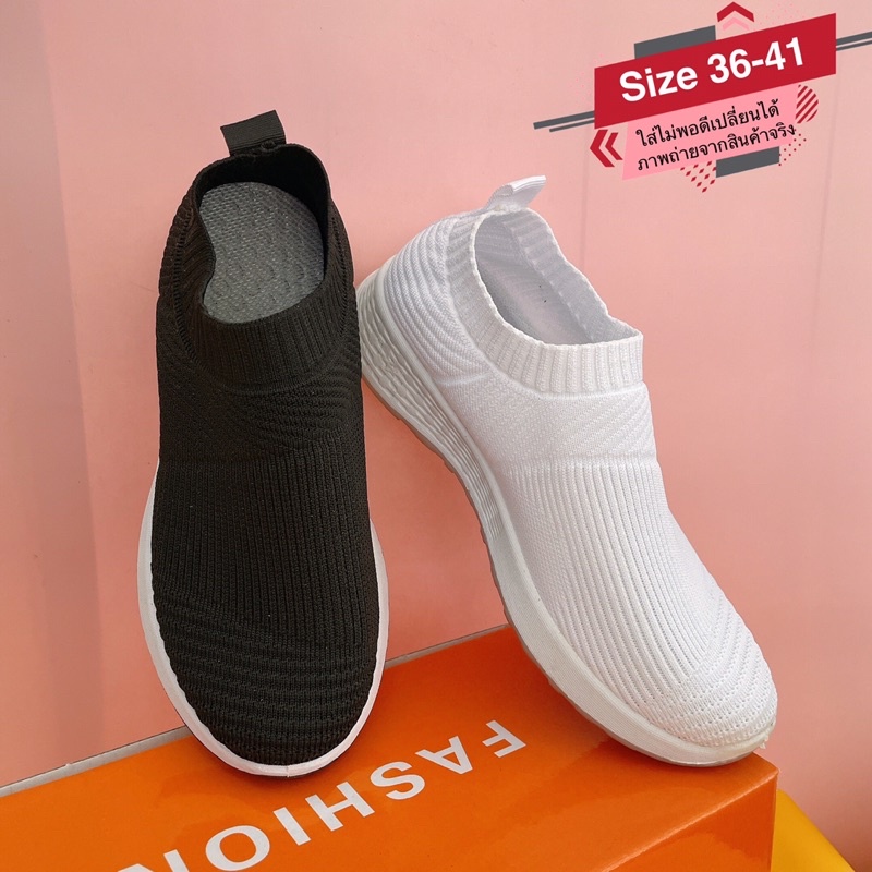 รองเท้าผ้าใบพร้อมส่งจากไทย size 36-41 ใส่ไม่พอดีเปลี่ยนได้