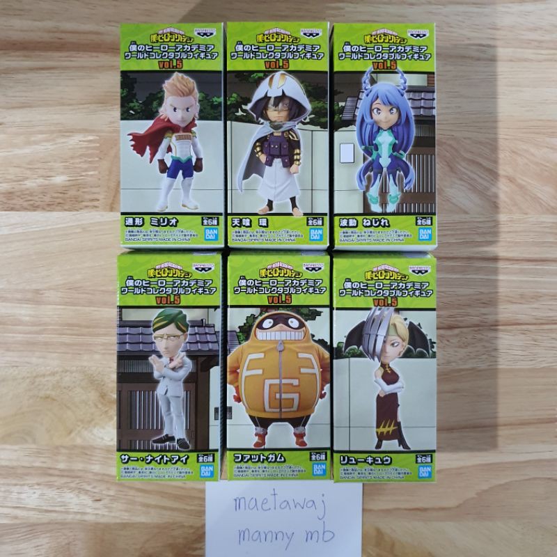 WCF My Hero Academia all set vol.5 จำนวน 6 ตัว