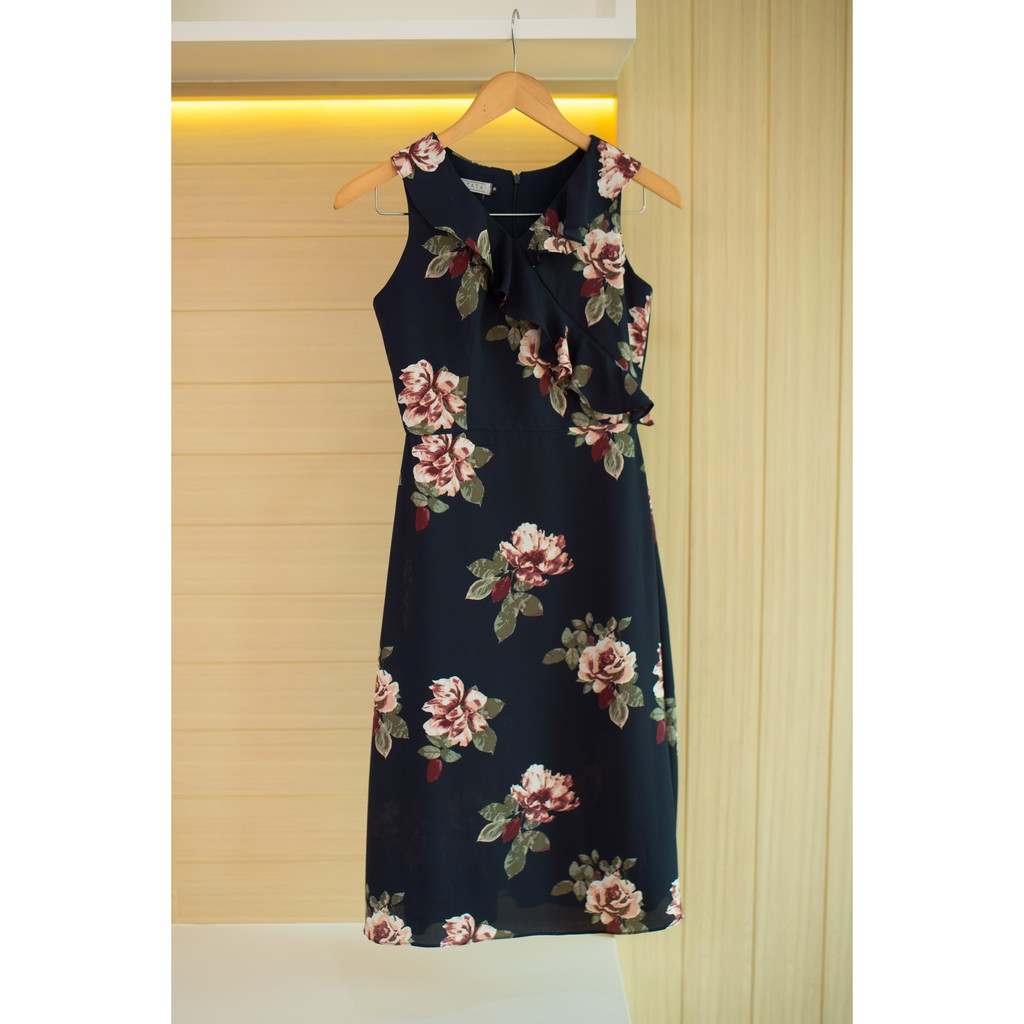 Bella Dress : Navy Blue