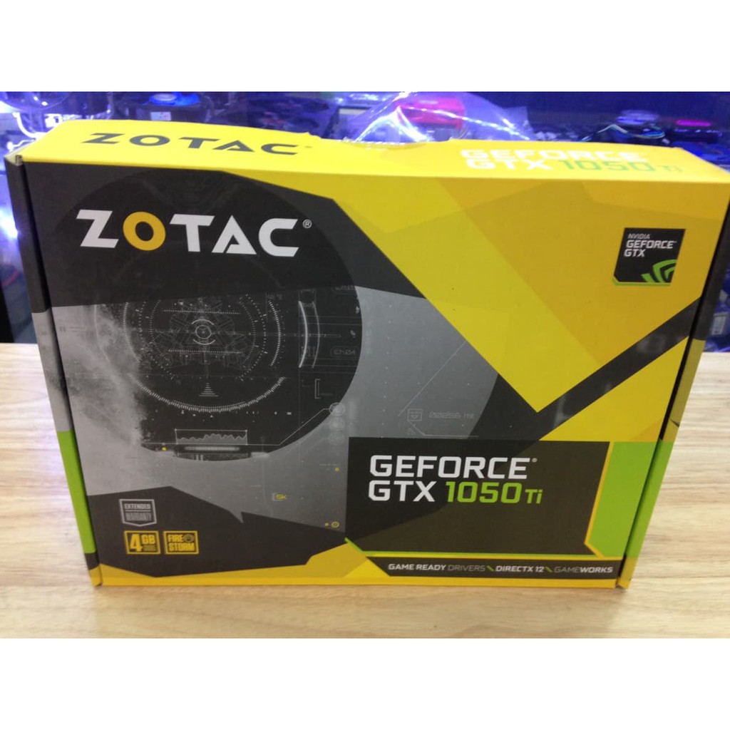 ZOTAC GeForce® GTX 1050 Ti 4GB ปะกันAdvice เหลือถึง1/7/2020