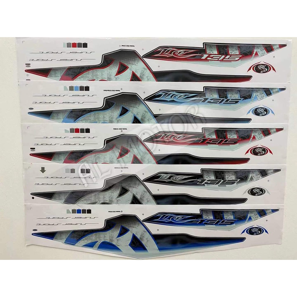 YAMAHA LC135 V2 / V3 / V4 / V5 / V6 ( 13 ) STRIPE STICKER YAMAHA