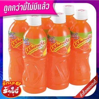 ดีโด้ น้ำส้มสายน้ำผึ้ง ขนาด 450 มล. แพ็ค 6 ขวด Deedo Orange Juice 450 ml x 6