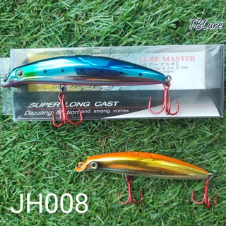 เหยื่อปลั๊ก ยี่ห้อ Lure Master รุ่น JH008 ขนาด 8 ซม น้ำหนัก 9 กรัมTBLure