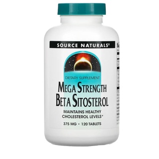 Source Naturals Mega Strength Beta Sitosterol 375 mg 120 Tablets