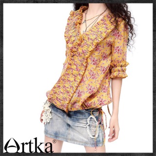 เสื้อผ้าไหมวิบวับ แบรนด์แท้ ARTKA