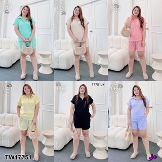 PP17751 Set #Bingsize เสื้อโปโล + กางเกงขาสั้น ..