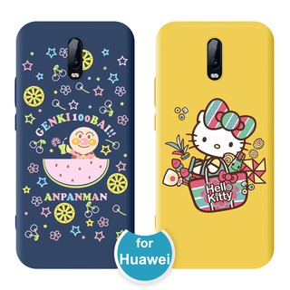 เคสโทรศัพท์มือถือลายการ์ตูนคิตตี้สําหรับ Huawei Mate 20 30 Pro P 20 P 30 Lite Nova 2 I 3 I 3e 4 4e P Smart Plus Nova 5 T Y 9 Prime 2019กรณี