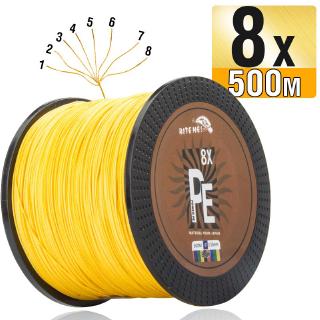 สายตกปลา pe 8 strands 10-120 lb 8x500 ม.