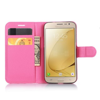 เคสโทรศัพท์มือถือ หนัง Pu คุณภาพสูง สําหรับ Samsung Galaxy J 2 Pro 2016