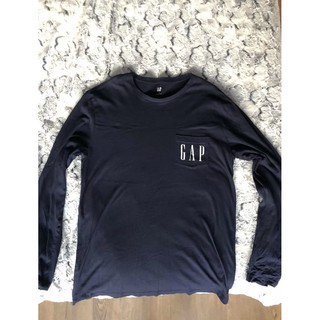 แท้💯% [ของแท้จากช้อปอเมริกา] เสื้อยืดคอกลมแขนยาว Gap