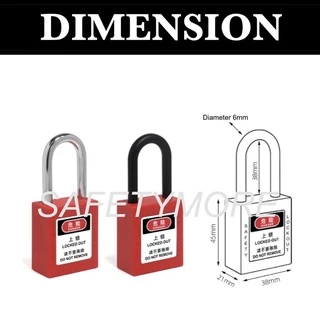กุญแจนิรภัย เซฟตี้ ล็อคเอ้าท์ lockout tagout กุญแจนิรภัย อุปกรณ์นิรภัย padlock แม่กุญแจนิรภัย LOTO