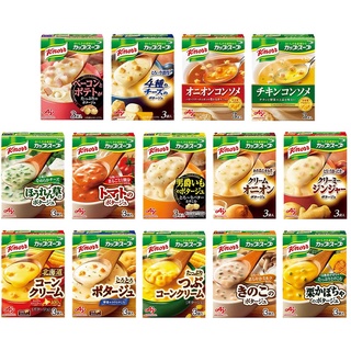 Knorr Cream Soup ซุปกึ่งสำเร็จรูป อร่อยง่ายๆ แค่ชงใส่น้ำร้อน ตราคนอร์ ซุปจากญี่ปุ่น 1กล่องบรรจุ3ซอง