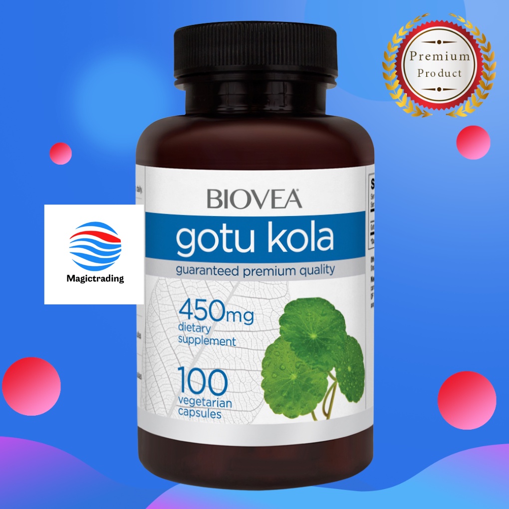 BIOVEA GOTU KOLA 450 mg / 100 Vegetarian Capsules