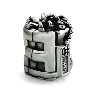 OHM Beads รุ่น F Bomb - Silver 925 Charm เครื่องประดับ บีด เงิน เแก้ว จี้ สร้อย กำไล OHMThailand