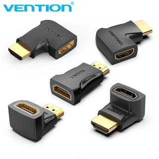 Vention 4K HDMI ตัวผู้ เป็น ตัวเมีย สายเคเบิล เชื่อมต่อ HDMI มุมขวา อะแดปเตอร์ขยาย