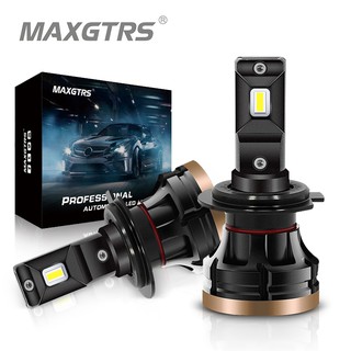 Maxgtrs หลอดไฟหน้ารถยนต์ 12-48V H1 H7 H4 9003 Hb2 H8 H11 Hb3 9005 Hb4 9006 9012 80W 14000Lm 2 ชิ้นสําหรับรถบรรทุก