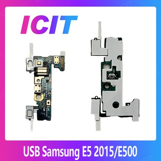 Samsung E5 2015/E500 อะไหล่สายแพรตูดชาร์จ แพรก้นชาร์จ Charging Connector Port Flex Cable（ได้1ชิ้นค่ะ) ICIT 2020