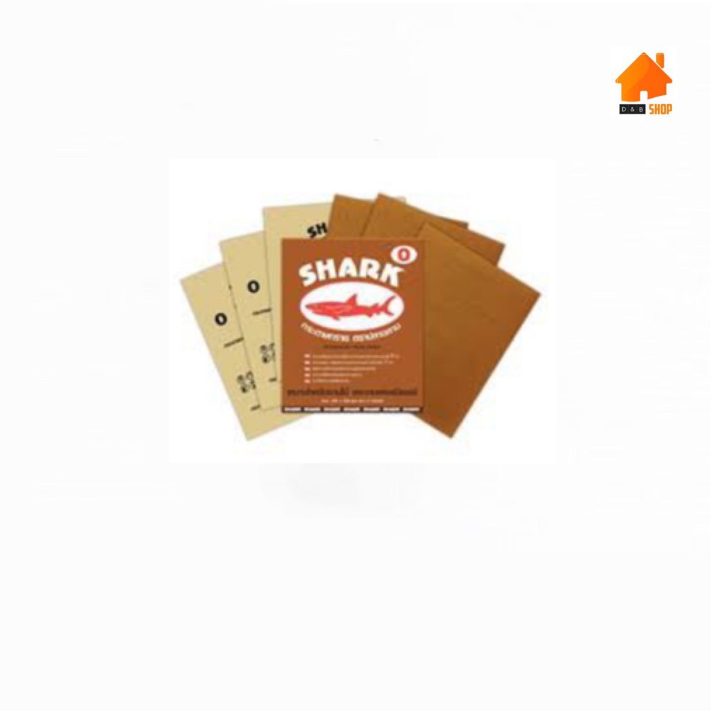 กระดาษทราย ตราปลาฉลาม เบอร์ 0, 1, 2, 3, 4, 5 (ราคาต่อแผ่น) กระดาษทรายในตำนานเป็นที่คุ้นตา ด้วยแผ่นเนื้อทรายสีน้ำตาล