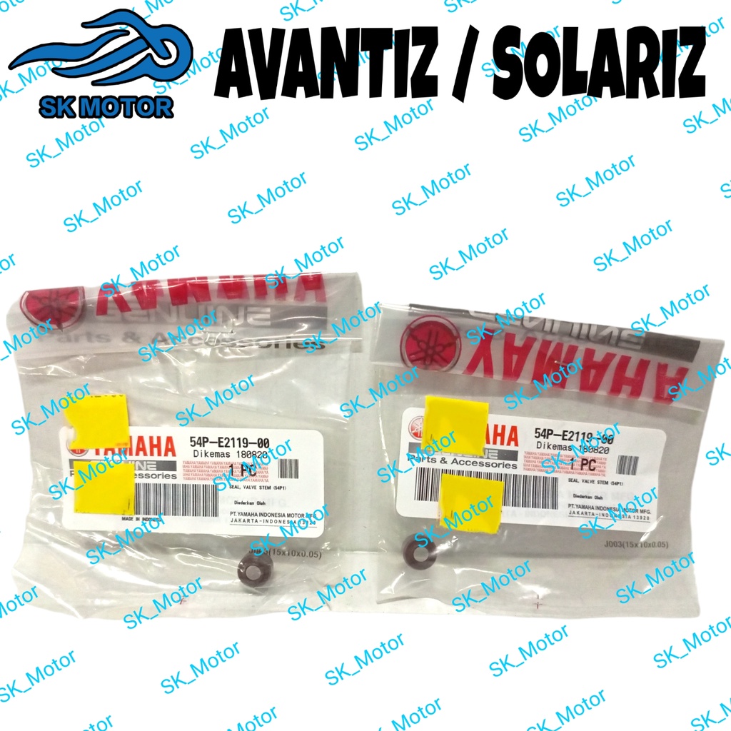 2 ชิ้น Yamaha EGO S LC FI AVANTIZ SOLARIZ NMAX NVX XMAX SRL115 FI R15 Getah ก้านวาล์วบาร์ซีลน้ํามัน 