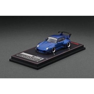 Ignition Model : IG2150 1/64 RWB 993 Matte Blue Metallic