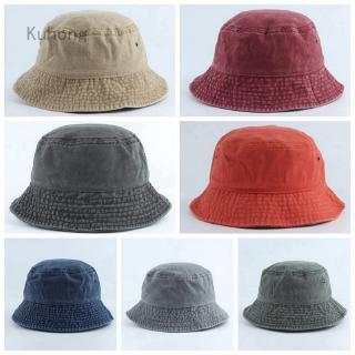 The Hat Depot Denim Washed cotton Bucket Hat