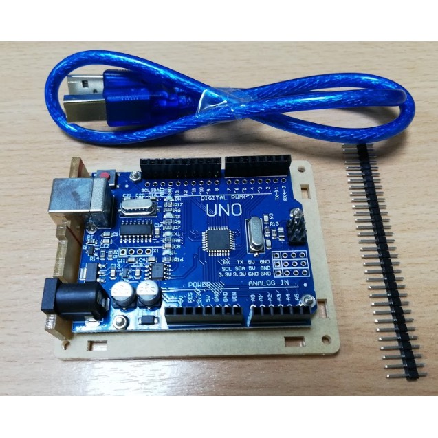 Arduino UNO R3 SMD ch340 Pin Header SNP-00211พร้อมอุปกรณ์ สินค้าในประเทศไทย