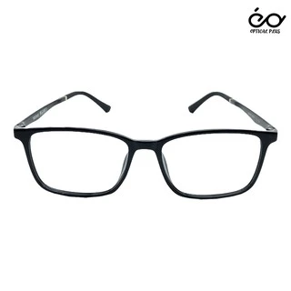 Optical Plus แว่นสายตาสั้น Glasses เลนส์Blue filter กรองแสงสีฟ้า ขาTR90งอได้ไม่หัก แถมซองผ้าใส่แว่นตา 602