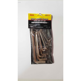 AT INDY Hex Key Set 10 Pcs. กุญแจหกเหลี่ยม A84 10 ตัวชุด