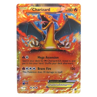 Charizard EX XY17 ลิซาร์ดอน Pokemon Matt Card ภาษาอังกฤษ