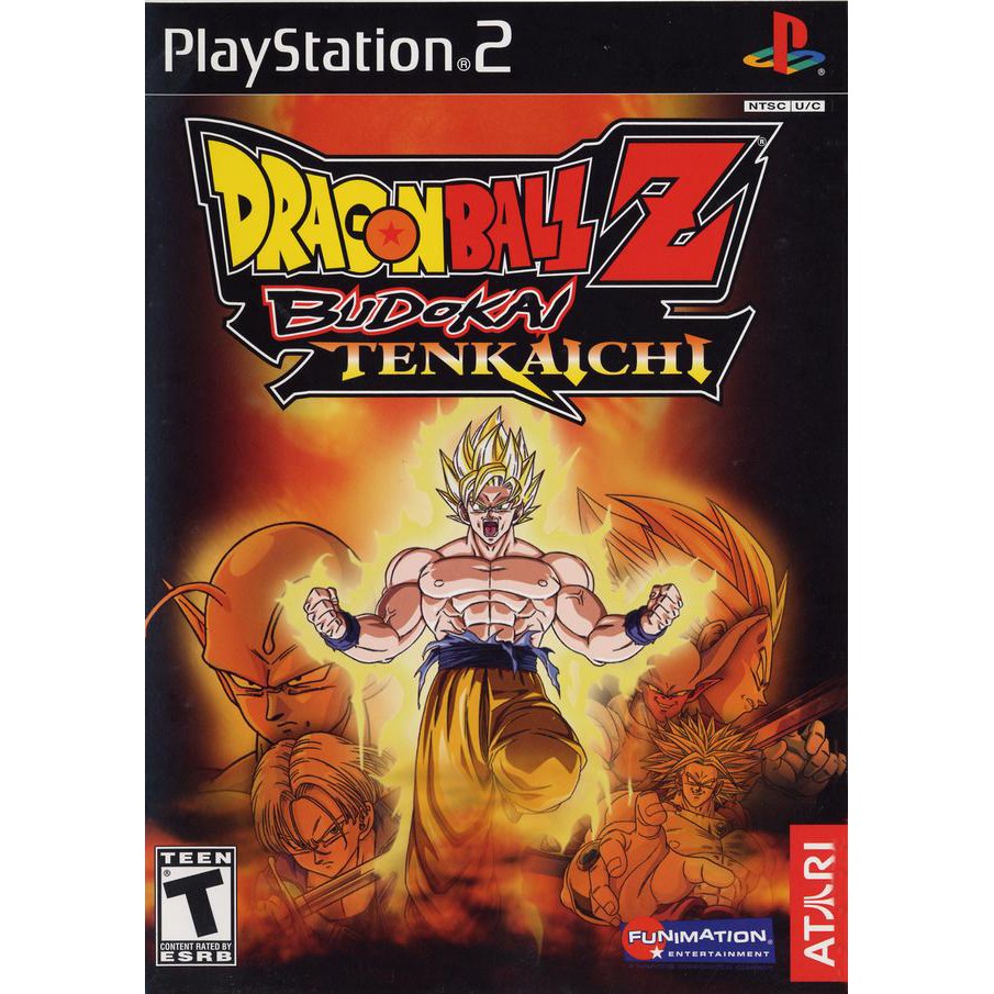 Dragon ball Z: Budokai Tenkaichi PS2 (USA) แผ่นเกมส์ps2 ps2 เกมเพล2 เกมดราก้อนบอล dragonball ps2