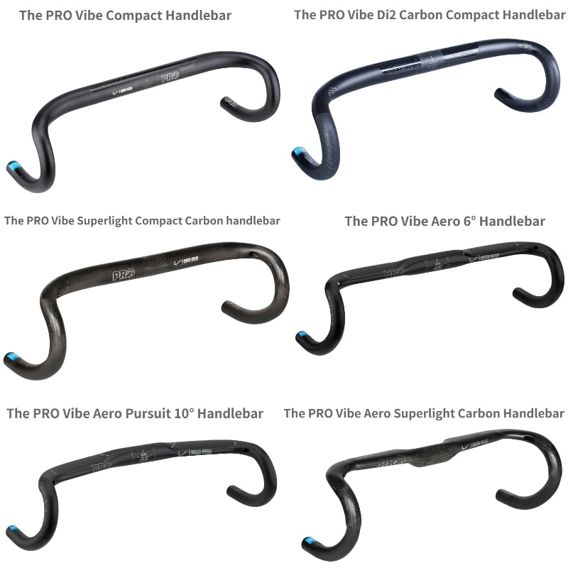 PRO Vibe Di2 Compact/Carbon Compact/Superlight Compact/Aero Ergonomic/Aero 6°/Aero Pursuit 10°/แฮนด์