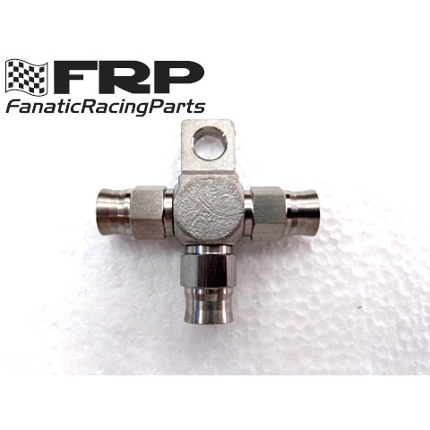 FRP สแตนเลส AN3 Tee Joint ท่อ End Fitting T ท่อ End Tเทฟลอน PTFE 3 Way Connector แยก Splitter อะแดปเ