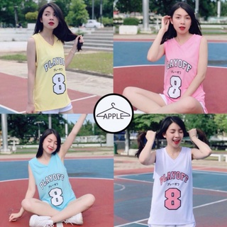 เสื้อกล้ามกีฬา Playoff8 มี 4 สี มีเก็บเงินปลายทาง