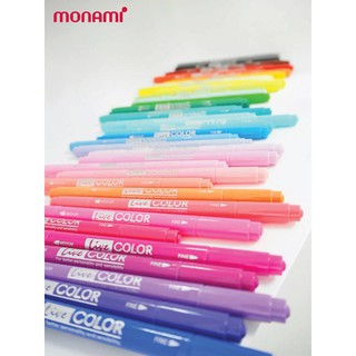 ปากกาเมจิ Monami Live Color ชุด 1 (1-20)