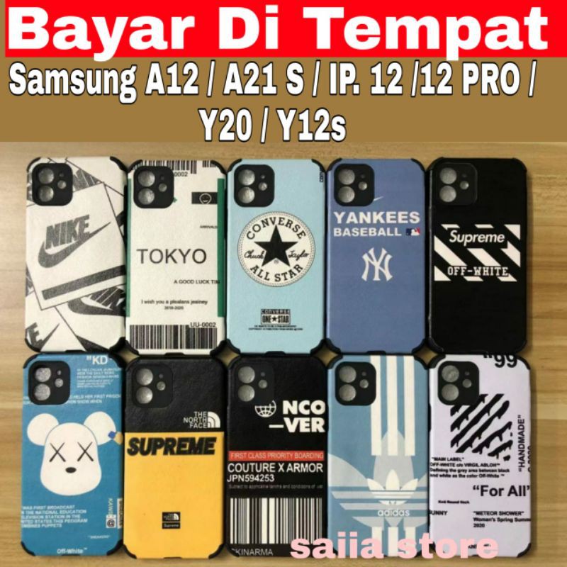 Samsung A12 A21S IPHONE 12 12 PRO 12 PRO MAX VIVO Y20 Y20S Y12S SOFTCASE SILICON