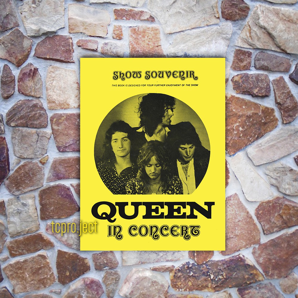 Hiasan DINDING Queen IN CONCERT BAND POSTER - WALL DECORTATION