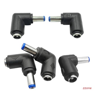 Zzz Dc 5.5X2.5 มม. Male Jack To 5.5X2.1 มม. Female อะแดปเตอร์ 5 ชิ้น 90 องศา