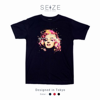 เสื้อยืดคอกลม เสื้อยืดแขนสั้นคอกลม UNISEX SEIZE mode of tokyo ST102 Cry ดำ/กรมท่า/แดง