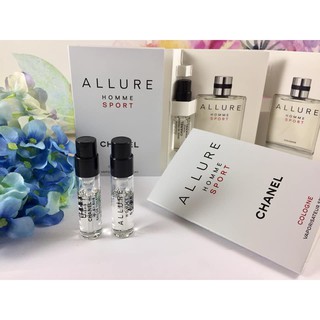 CHANEL Allure Homme Sport Cologne น้ำหอมแท้ขนาดทดลอง 1.5 ml. หลอดสเปรย์