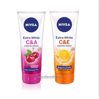 Nivea นีเวีย เอ็กซ์ตร้าไวท์ ซีแอนด์อี วิตามิน โลชั่น 320 มล.ขวดใหญ่