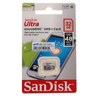 Sandisk MicroSD Ultra Class 10 80MB/S ประกันศูนย์Synnex