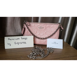 [USED] Coach LARGE WRISTLET 19 IN SIGNATURE LEATHER (COACH F22698)