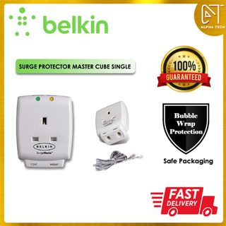 Belkin F9H110VSACW ปลั๊กเสียบซ็อกเก็ต แบบเดี่ยว พร้อมตัวป้องกันไฟกระชาก SIRIM